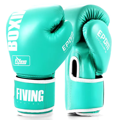Professional PU Leather Boxing Gloves for Muay Thai and MMA Training - Available in 10, 12, 14, and 16 Oz for Men and Women