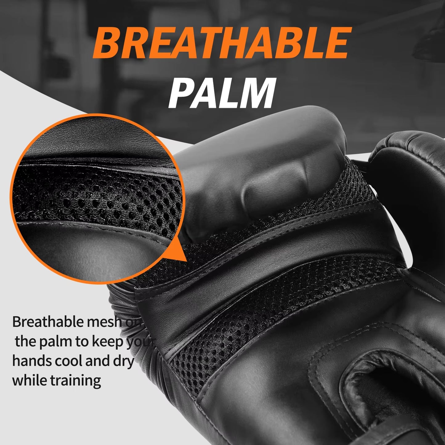 Professional PU Leather Boxing Gloves for Muay Thai and MMA Training - Available in 10, 12, 14, and 16 Oz for Men and Women